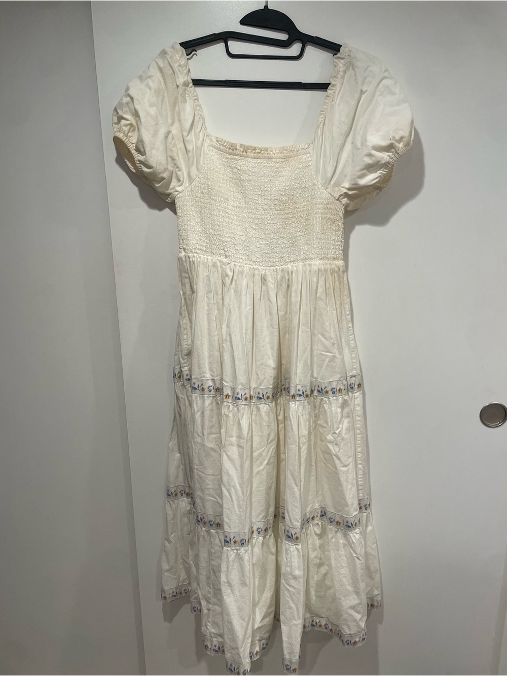 White Cottage Core Dress by Rachel Zoe
